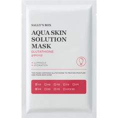 Маска для лица Sallys Box Aqua Skin Solution Mask Glutathione 22 мл