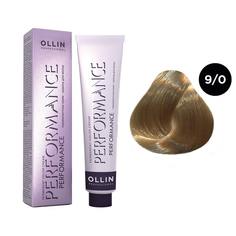 Краска для волос Ollin Professional Permanent Color 9/0 Блондин 60 мл