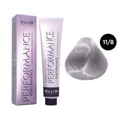 Краска для волос Ollin Professional 11/8 специальный блондин жемчужный, 60 мл