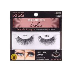 Накладные ресницы Kiss Charm Magnetic Eyeliner Lash (KMEL02)