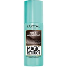 Тонирующий спрей для волос LOreal Paris Magic Retouch, тёмно-каштановый для корней, 75 мл