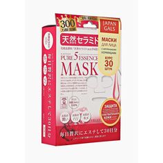 Маска для лица JAPAN GALS Pure 5 Essential с натуральными керамидами, 30 шт.