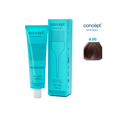 Стойкая крем-краска для волос с биотином, 6.00 intensive medium blond Concept