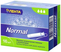 Тампоны Лента Normal с аппликатором 16 шт Lenta