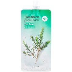 Маска для лица MISSHA Pure Source Pocket Pack - Tea Tree 10 мл