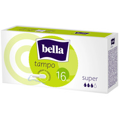 Тампоны Bella, premium comfort Super без аппликатора, 16 шт