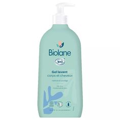 Органический гель-душ Biolane для очищения тела и волос, 500 мл