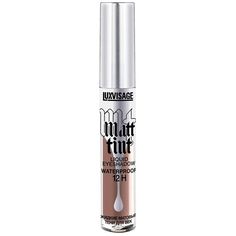 Тени для век Luxvisage Matt tint waterproof 12H жидкие, водостойкие, Soft Brown, тон 109