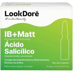 Сыворотка для проблемной кожи LOOKDORE IB+MATT AMPOULE ANTI-IMPERFECTIONS SALICYLIC 10х2мл