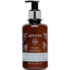 Молочко для тела Apivita Pure Jasmine Чистый Жасмин с эфирными маслами 200 мл