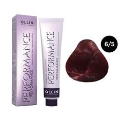 Краска для волос Ollin Professional Performance 6/5 Темно-русый махагоновый 60 мл