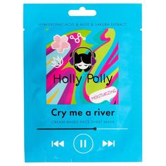 Маска Holly Polly Cry Me a River Тканевая для Лица с Гиалуроновой Кислотой, 22г