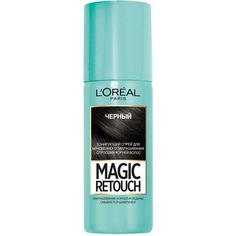 Тонирующий спрей для волос LOreal Paris Magic Retouch, чёрный, для корней, 75 мл