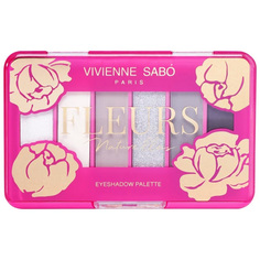 Палетка теней для век Vivienne Sabo Fleurs naturelles, тон 04 PIVOINE