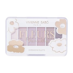 Палетка теней для век Vivienne Sabo Fleurs naturelles, тон 01 MARGUERITE