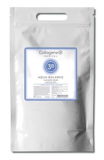 Альгинатная маска д/лица и тела ПРОФ Aqua Balance 1000 г Medical Collagene 3D