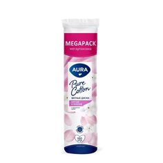 Диски ватные Aura двусторонние 150шт в упаковке 35 уп