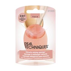 Спонж Real Techniques с силиконовым краем Miracle mixing sponge