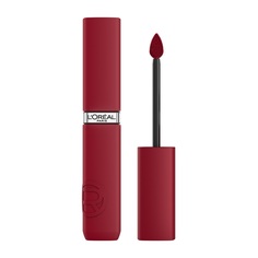 Жидкая матовая помада LOreal Paris Infaillible тон 420 Le Rouge Paris