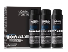 Гель LOreal Professionnel Homme Кавер 5 №3 Темный Шатен 3х50 мл