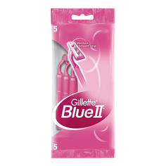 Бритвенный станок Gillette Blue 2 женский одноразовый 2 лезвия 5 шт