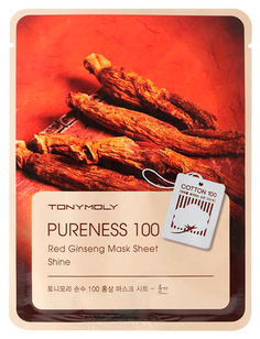 Маска для лица Tony Moly Pureness 100 Red Ginseng Mask Sheet 21 мл