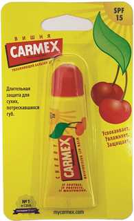 Бальзам для губ Carmex SPF 15, вишня, в тубе, 10 г