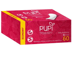 Прокладки женские ежедневные Pupi Multiform 60 шт.