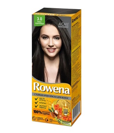 Крем-краска для волос Rowena стойкая тон 3.0 тёмно-коричневый Экми-Колор Acme Cosmetics