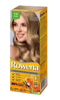 Крем-краска для волос Rowena стойкая тон 9.0 Блондин Acme Cosmetics