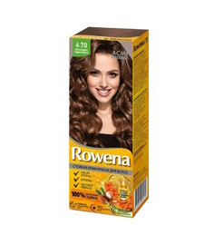 Крем-краска для волос Rowena стойкая тон 6.70 шоколадно-коричневый Acme Cosmetics