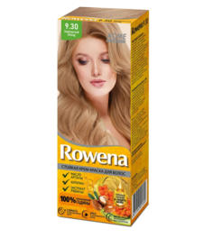Крем-краска для волос Rowena стойкая тон 9.30 Золотистый блонд Acme Cosmetics