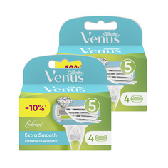 Сменные кассеты для бритвы Gillette Venus Extra Smooth Embrace, 4+4 (8 шт)