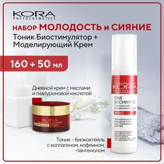 Набор Kora для антивозрастной кожи Крем и Тоник 50 мл и 150 мл КОРА