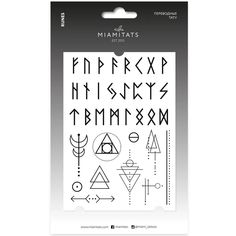 Переводные тату MIAMITATS Runes