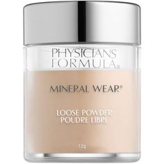 Пудра Physicians Formula Mineral Wear SPF 15 рассыпчатая, минеральная, прозрачный, 12 г