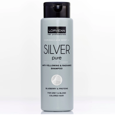 Шампунь SILVER PURE для блондированных волос LORVENN HAIR PROFESSIONALS 300 мл