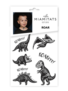 Тату переводные Miamitats Kids Roar