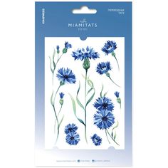 Переводные тату MIAMITATS Knapweed