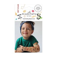 Переводные тату MIAMITATS Boys Club, 5 листов