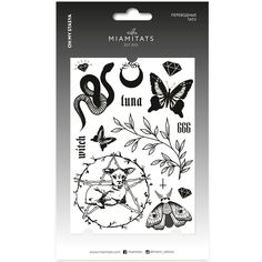 Переводные тату Miamitats Miami Tattoos Oh My Stasya