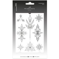 Переводные тату MIAMITATS Tracery