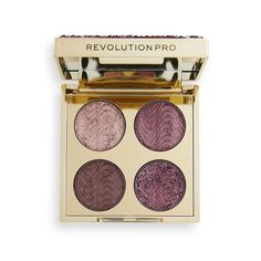 Палетка теней для век Revolution PRO, Crystal Eye Quad, Pink Topaz, 3,2 г
