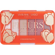 Палетка теней для век Vivienne Sabo Fleurs naturelles, тон 02 TULIPE