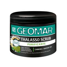 Талассо-скраб Geomar с черной солью для тела, 600 г