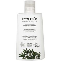 Тоник для лица Ecolatier Green "Organic Cannabis", 250 мл