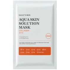 Маска для лица Sallys Box Aqua Skin Solution Mask Collagen 22 мл
