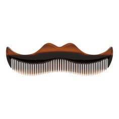 Расческа для усов Morgans Pomade Moustache Comb Amber