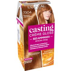 Краска-уход для волос LOreal Paris Casting Creme Gloss пряная карамель, №7304, 239 мл