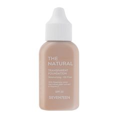 Тональный крем Seventeen The Natural Transparent Foundation т.02